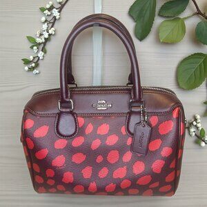 Mini Bennett Satchel With Deer Spot Print